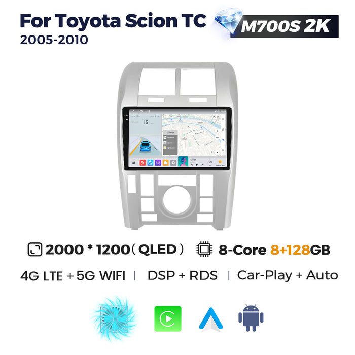 Applicable to Toyota Scion TC 05-10 Android large screen central control navigation radio Bluetooth Carplay