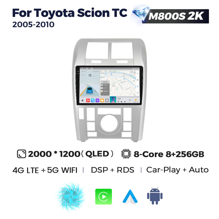 Applicable to Toyota Scion TC 05-10 Android large screen central control navigation radio Bluetooth Carplay