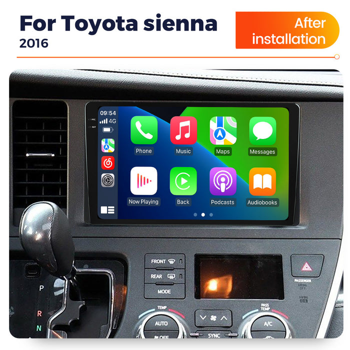 Applicable to Toyota Sienna 2016-2018 Android Large Screen Central Control Navigation Radio Bluetooth Carplay