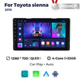 Applicable to Toyota Sienna 2016-2018 Android Large Screen Central Control Navigation Radio Bluetooth Carplay