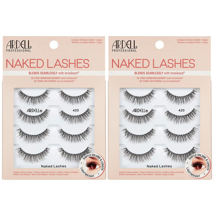 4 Pair (Pack of 2) - Naked Lashes 420