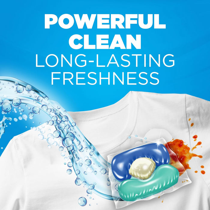 ultra-concentrated liquid detergent inside water-soluble pac shell