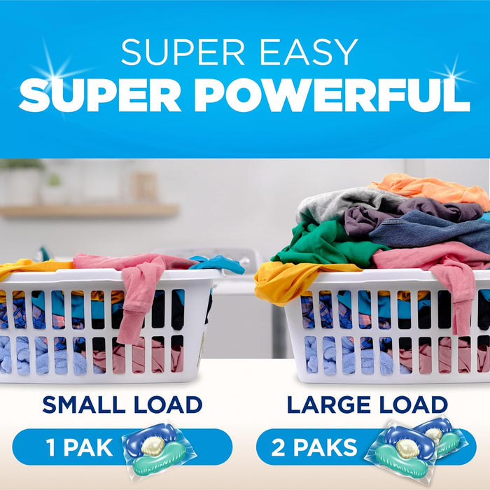 42-count bag sized for roughly 4–6 weeks of typical household use