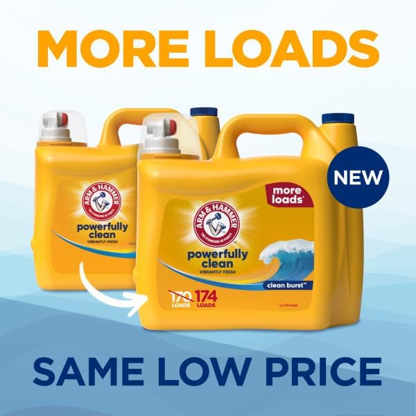 baking soda-enhanced cleaning and deodorizing action