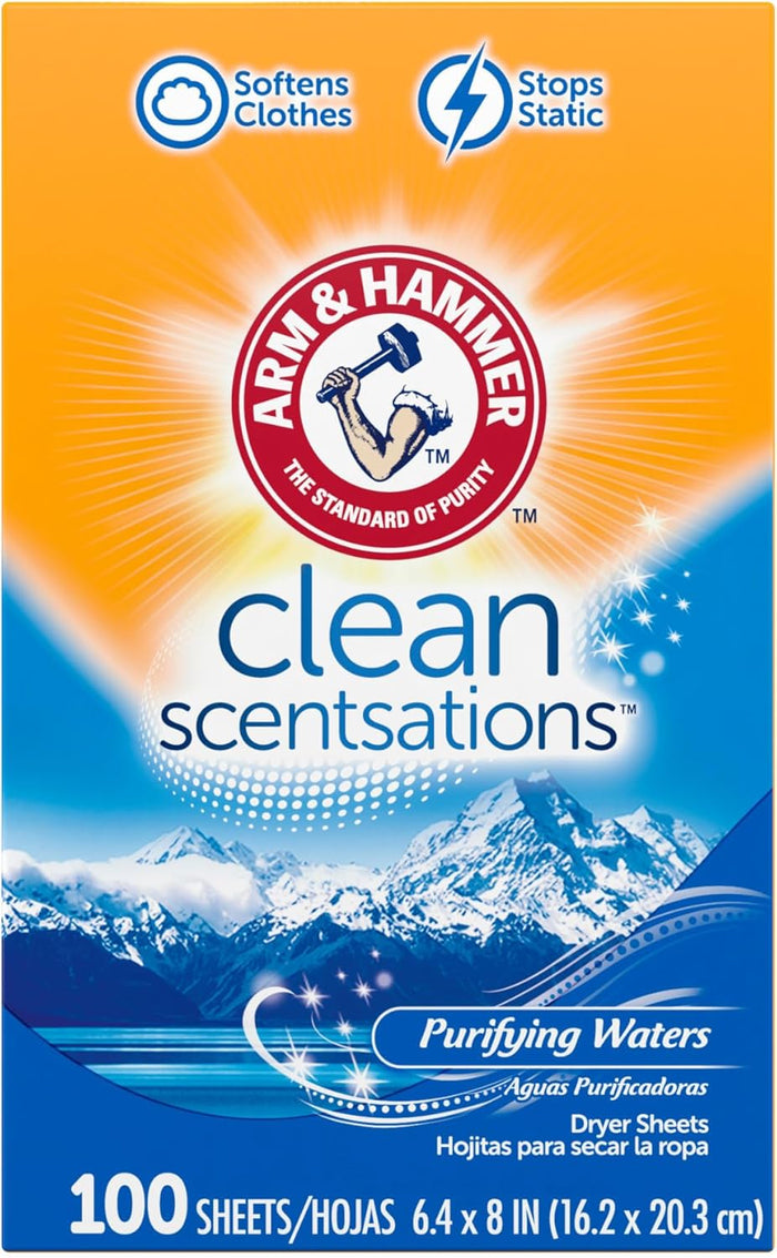 100 dryer sheets per box (single pack)