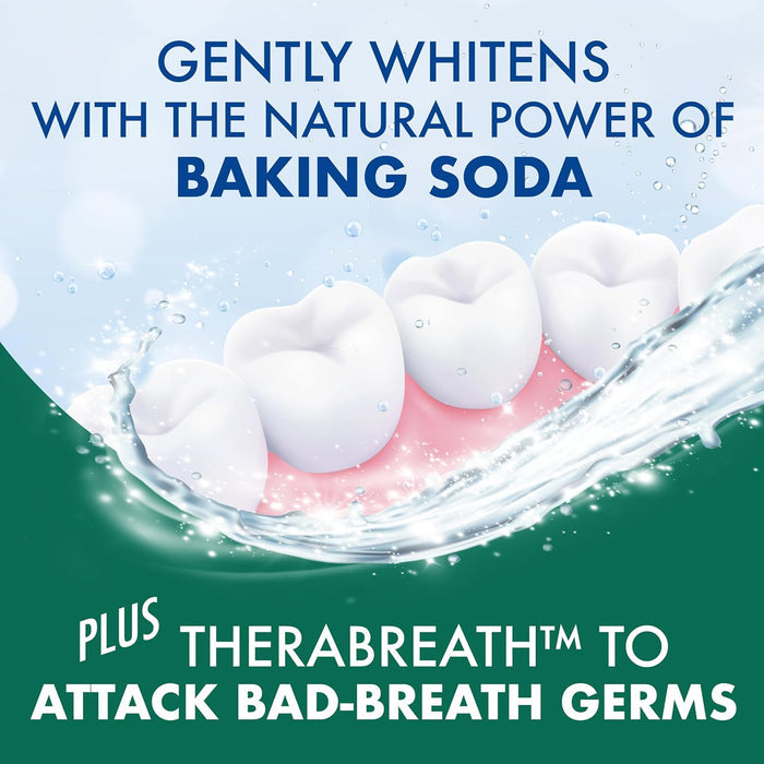 ARM & HAMMER Plus TheraBreath Toothpaste – Clutter-Free Choice for the Shared Family Bathroom, Icy Mint Flavor