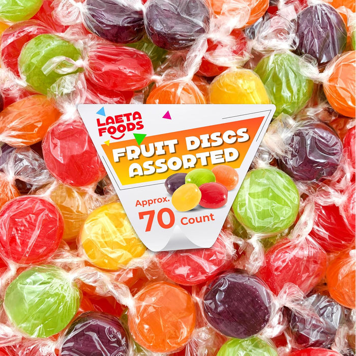 approximately 70 individually wrapped hard candies per 1-pound bag