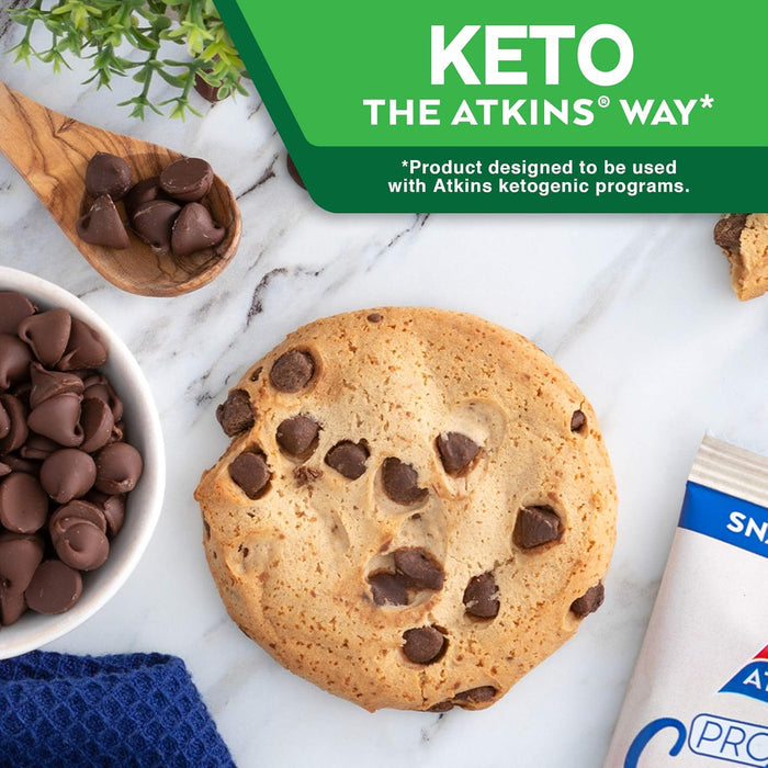 Atkins Double Chocolate Chunk Cookie – 3g Net Carb Treat for Outdoor Adventures and Day Hikes