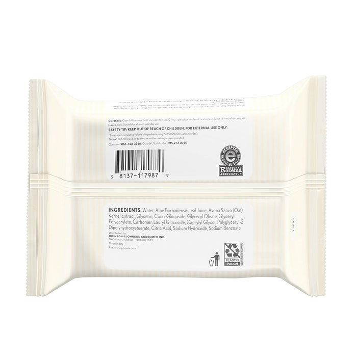 Aveeno Baby Hypoallergenic Wipes for Kids' Rooms – Daily Face & Hand Cleanup, No Harsh Chemicals