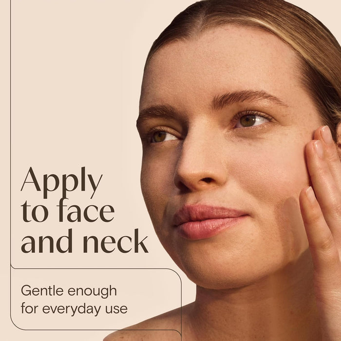 non-comedogenic, hypoallergenic, fast-absorbing lightweight cream texture
