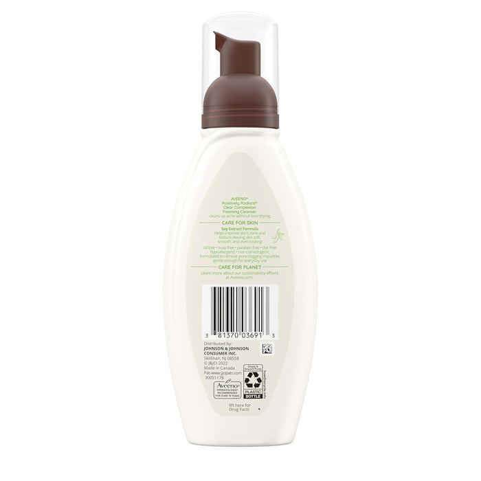 Aveeno Clear Complexion Hypoallergenic Face Wash – Non-Toxic Acne Treatment for Sensitive Skin