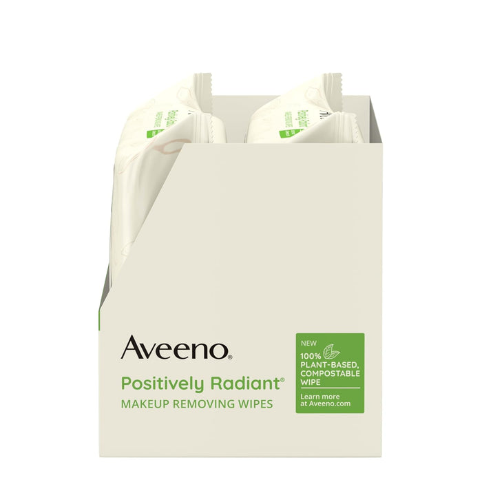 Aveeno Oil-Free Makeup Remover Wipes – Ophthalmologist-Tested Safe Eye Makeup Removal