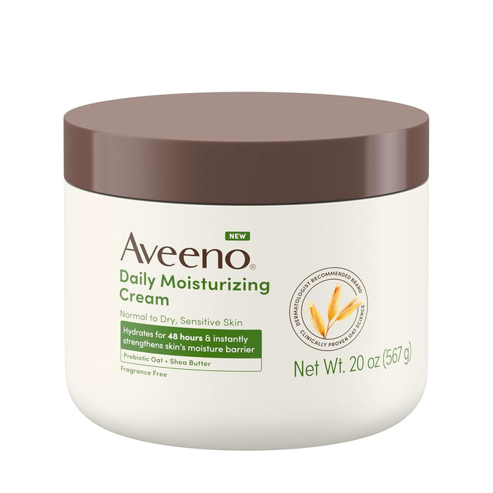 prebiotic oat and shea butter complex that strengthens the skin's natural moisture barrier