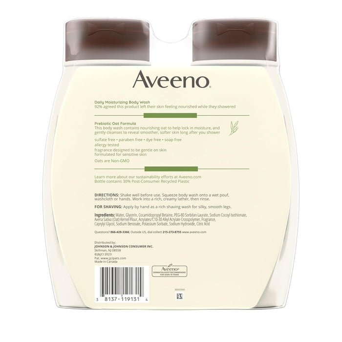 Aveeno Sensitive Skin Cleanser Multi-Pack – Thoughtful Gift for Friends with Dry Skin
