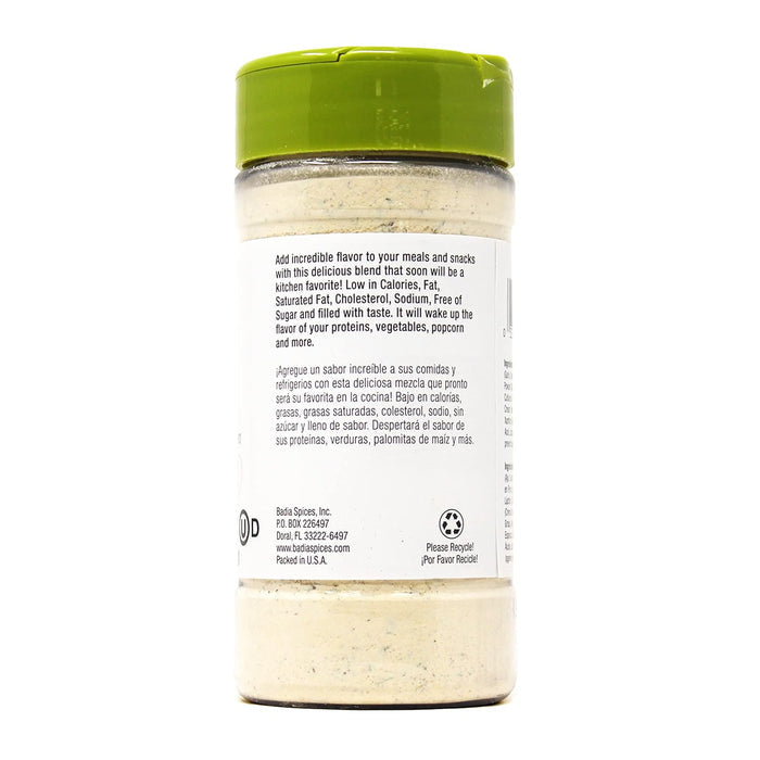 Badia Ranch Seasoning Powder, 5 oz – Instant Ranch Flavor for Lunchbox and Snack Prep in Seconds