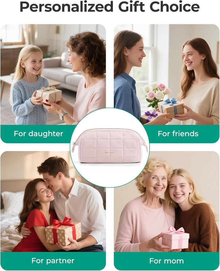 pvc-lined dirt-proof pocket for makeup brushes and powder puffs