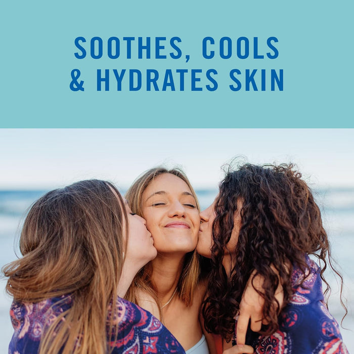 spray delivery format for easy, hands-free application on tender skin
