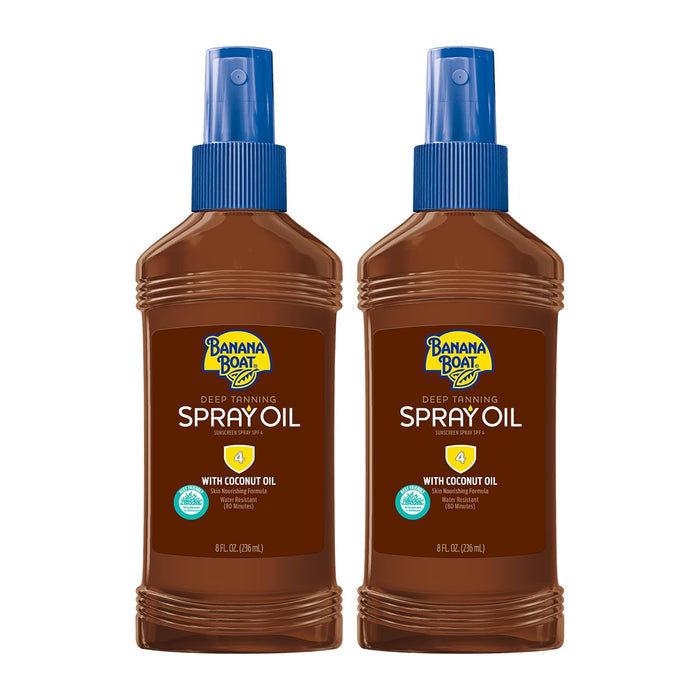 spf 4 broad-spectrum uva/uvb sunscreen in a tanning oil base