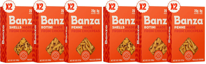 8 Ounce (Pack of 12) - (2 Penne/2 Rotini/2 Shells)
