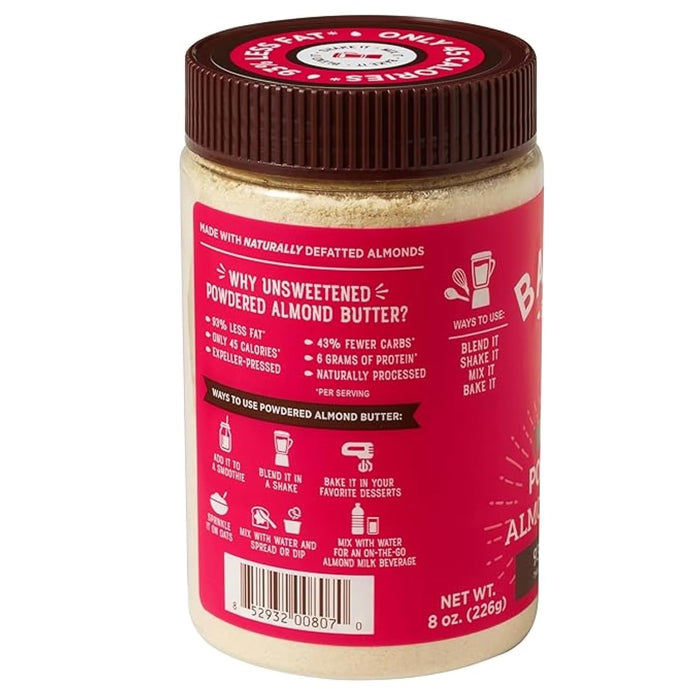 Barney Butter Unsweetened Almond Powder – Self-Care Meal Prep, Low-Carb Protein for Quiet Mornings
