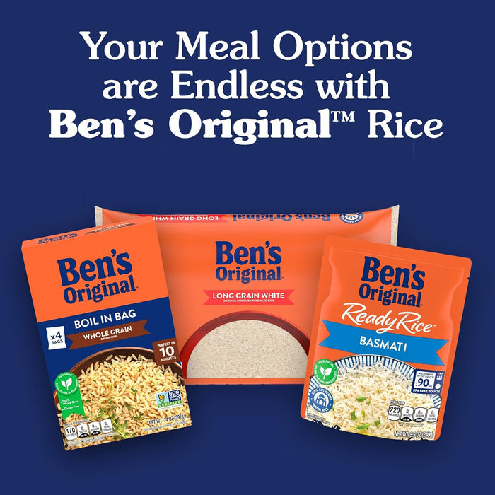 BEN'S ORIGINAL Enriched Rice 10 lb – Reliable Pantry Base That Cooks in 20 Minutes for Busy Schedules