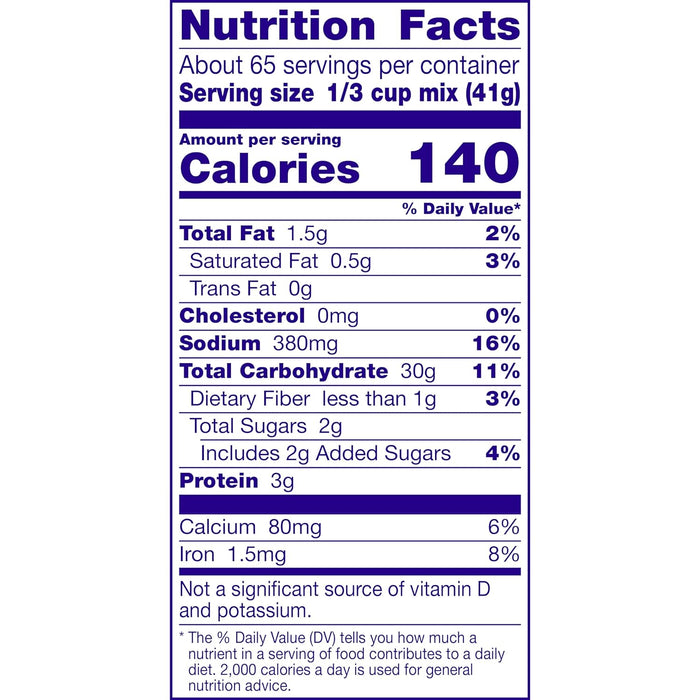 betty crocker-manufactured recipe with established brand reputation