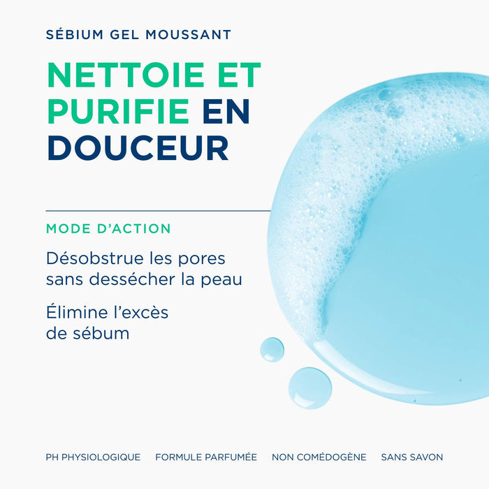 foaming gel formula for deep cleansing while remaining comfortable on skin
