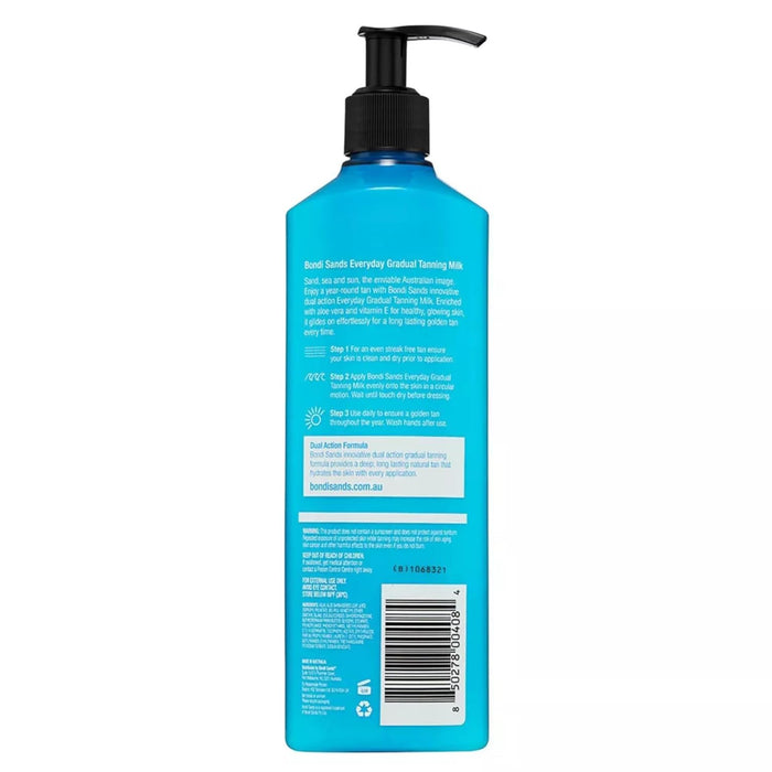 Bondi Sands Everyday Gradual Tanning Milk – Travel-Friendly Gradual Tanner for Resort and Hotel Stays