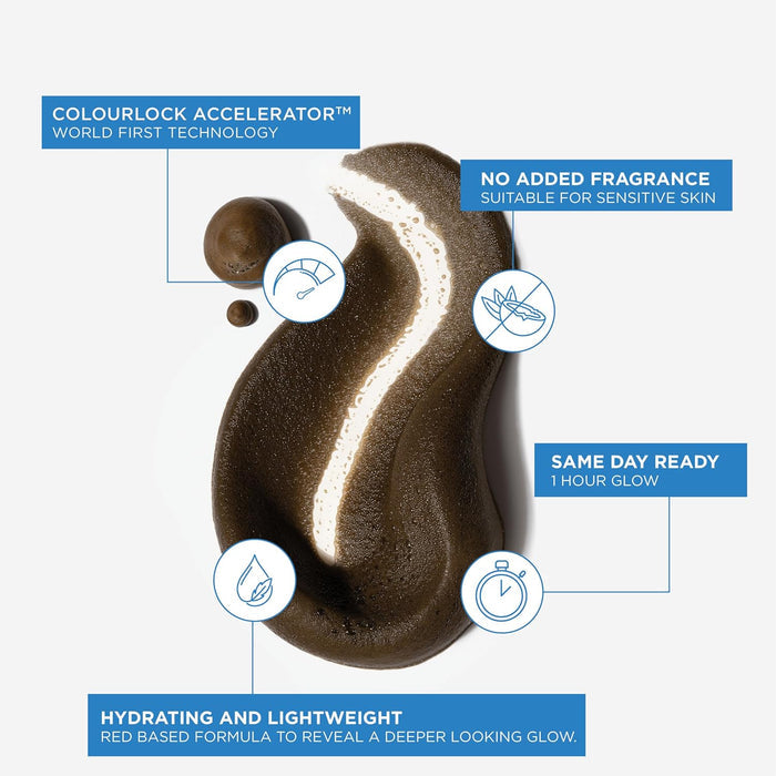 lightweight, hydrating mousse consistency