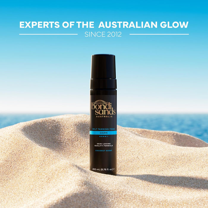 Bondi Sands Self Tan Foam + Reusable Mitt | Aloe & Coconut Formula for Calming At-Home Spa Sessions