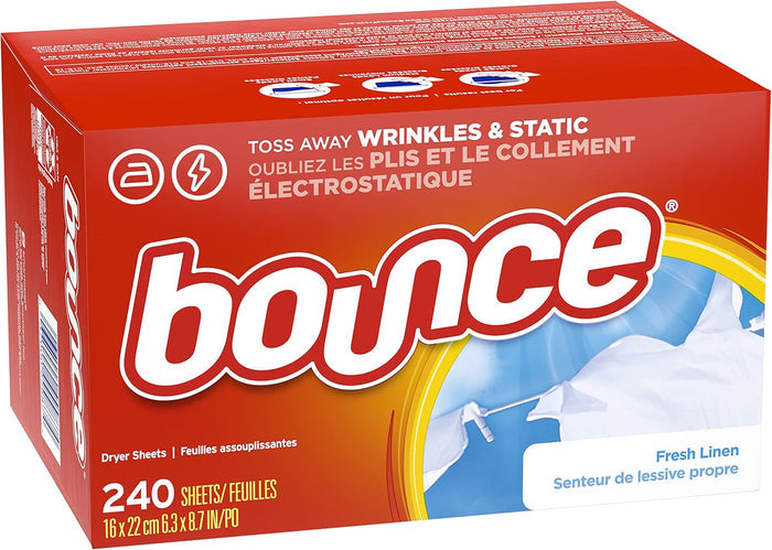 Bounce Fabric Softener Sheets – Calming Laundry Freshener for Meditation Corner and Self-Care Routine