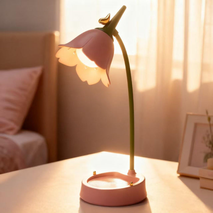 [Brand Name] Bird-Themed Night Light – Charming Housewarming Gift for Her, Portable Dimmable Bedside Lamp