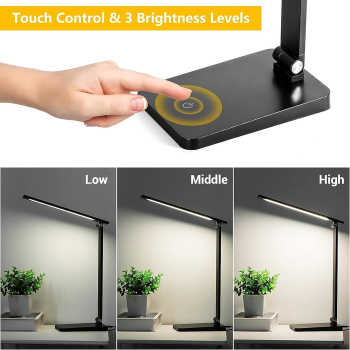 180° adjustable arm with 90° rotating base axis for flexible lighting angles