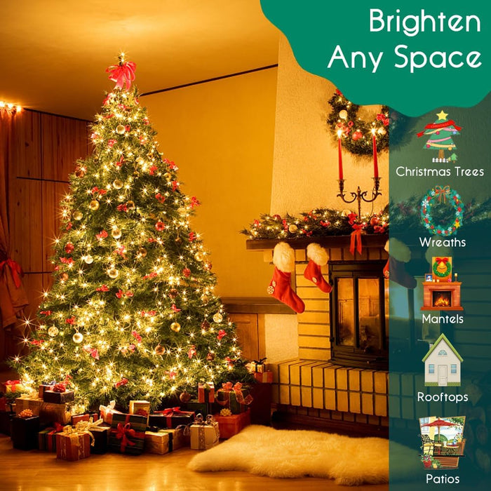 Brightever Mini Globe String Lights – Aesthetic Dorm Room Lighting with Auto Timer