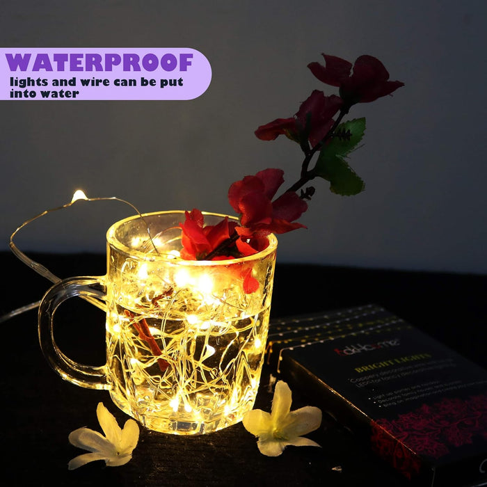 Brightown LED Fairy Lights – Headboard and Mirror Accent for a Soft Romantic Atmosphere