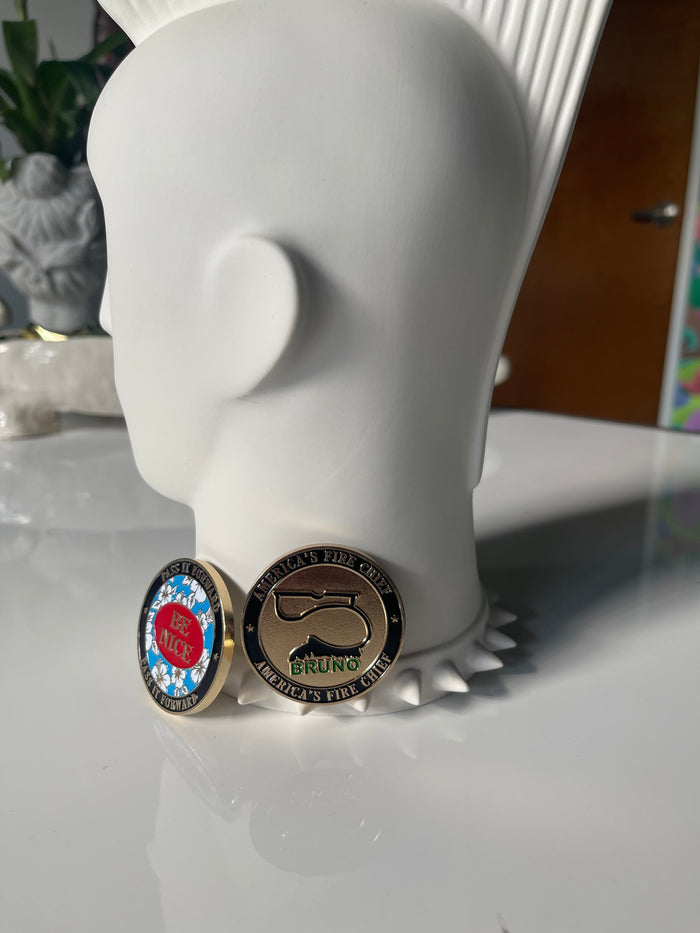 Bruno Be Nice Challenge Coin