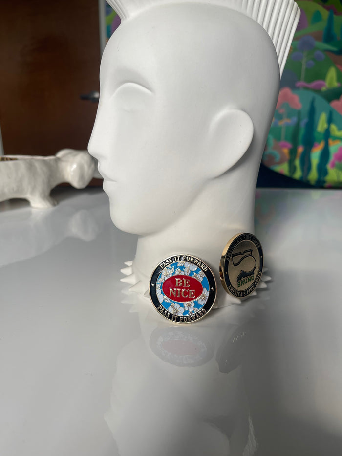 Bruno Be Nice Challenge Coin