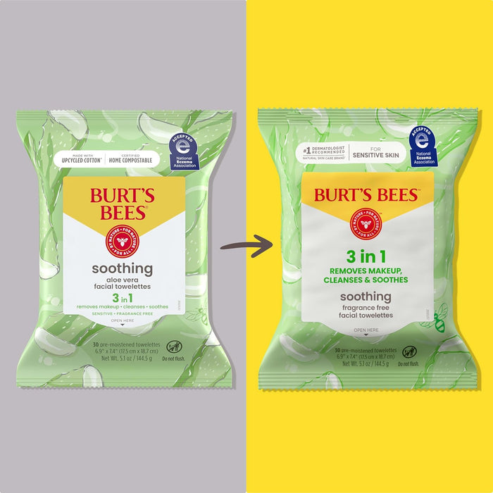 aloe vera-infused wipes that cleanse and soothe in one step