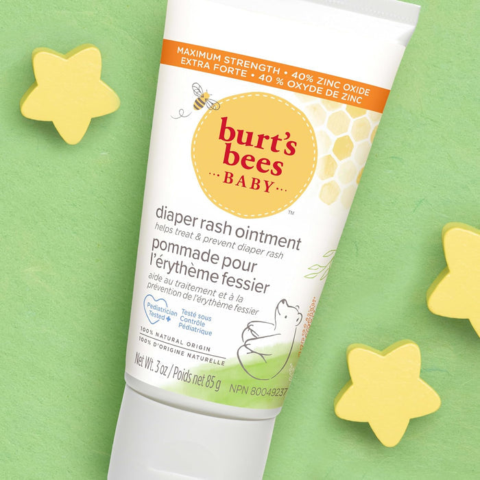 Burt's Bees Baby Diaper Cream – Multi-Pack Welcome Kit for Hospital Visit Gifting