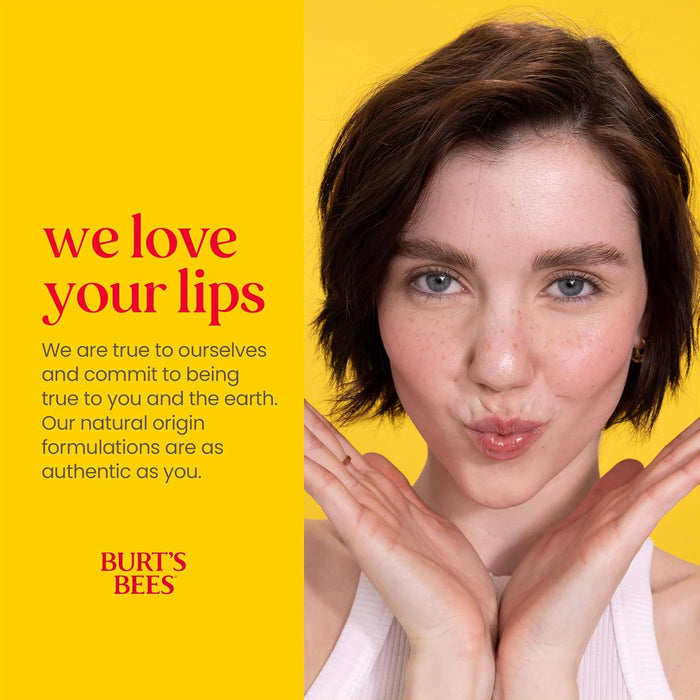 Burt's Bees Tint Free Lip Balm Collection – Less Is More Makeup Bag Upgrade, 4 Pack Simple Hydration