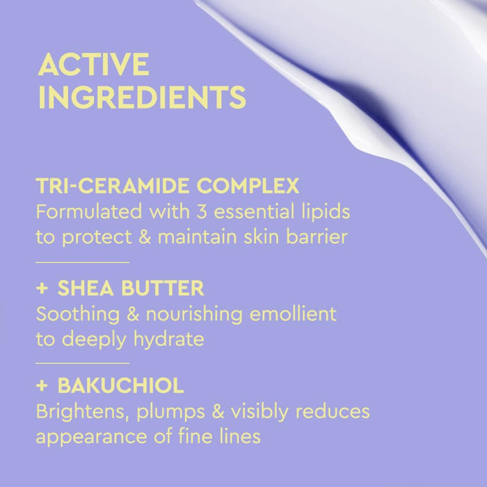 thick, creamy texture that absorbs without tacky residue