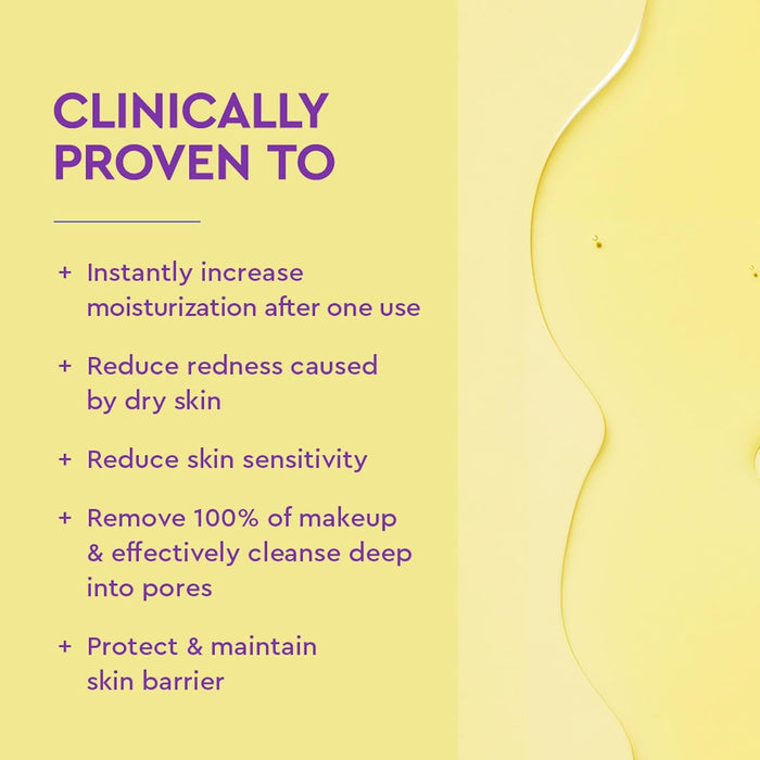 oil-to-milk transforming texture that rinses clean