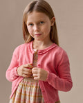 Cardigan Larita col rond festonné