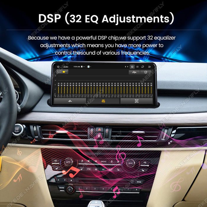 Carplay 10.25" Android GPS Navigation for BMW X5 X6 F15 F16