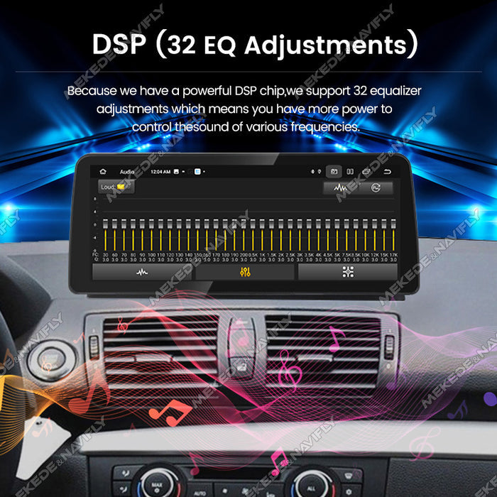 CarPlay 12.3 Inch Android Central Control for BMW 1 Series E82 E87