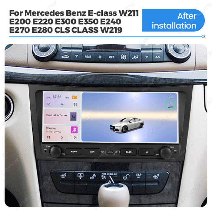 Carplay Compatible 10.25'' Android Screen for Mercedes-Benz E-Class W211 W219