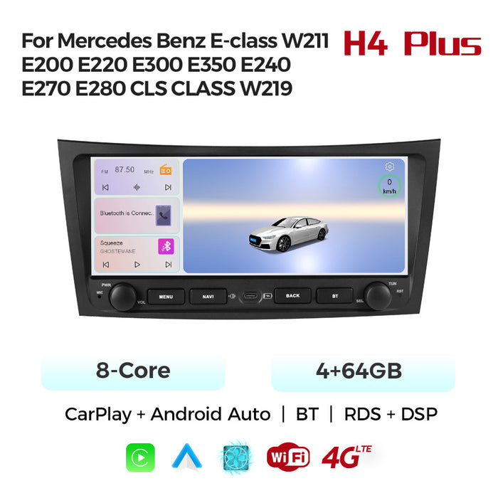 Carplay Compatible 10.25'' Android Screen for Mercedes-Benz E-Class W211 W219