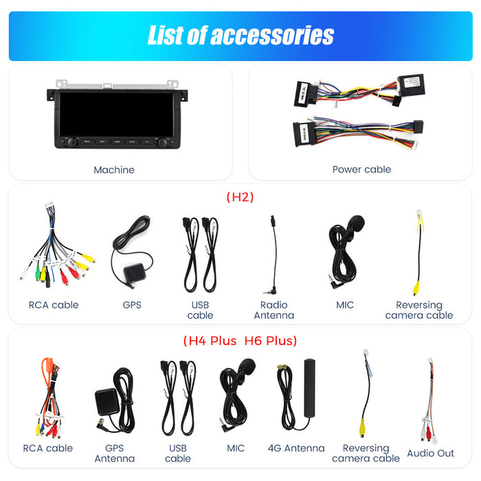 CarPlay Compatible 10.25-Inch Android Navigation for BMW E46 M3 (99-06)