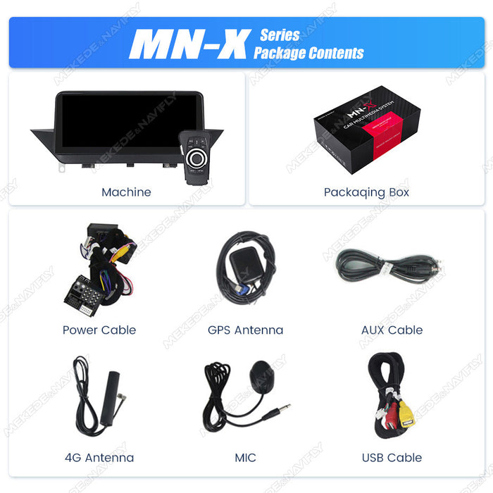 CarPlay Compatible 10.25-inch GPS for BMW X1 E84