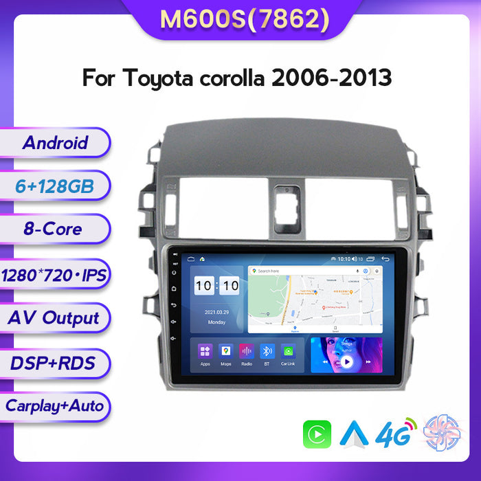 CarPlay Compatible 8 + 128 Large Screen Navigation for Toyota Corolla (06-13)